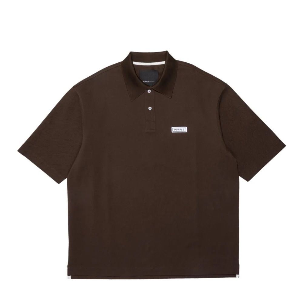 Purple Brand Clothing Mercerized Pique Oversized Polo Delicioso